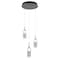 Afx Kiran 3 Light Round Pendant, Medium Base 120V, Black KRNP04L30D1BKRND3 - alternate 1